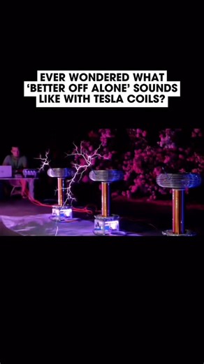 An engineer built a Tesla-coil quartet that plays music using controlled lightning ⚡️ Tesla coils can be tuned to turn high-voltage arcs into audible notes, and in this setup, four coils combine to play “Better Off Alone” as a literal musical quartet. Each arc has to hit at the exact moment, because even the slightest fluctuation can throw off the melody 🤯 🎥: @franzolielectronics 👉 Follow @edm for the latest in dance music | EDM.com
