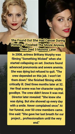 She Finished Her Last Movie While Dying | Brittany Murphy’s Final Story