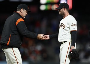 Giants’ Hunter Strickland apologizes for ‘stupid, split-second decision’