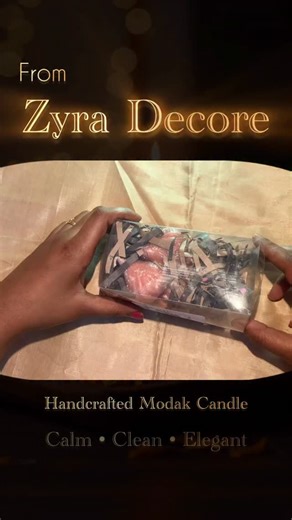 Sathish on Instagram: "I bought this Modak candle from @zyra.decore because it felt different from regular candles. The shape is unique, the finishing is clean, and it gives a calm, premium vibe once it’s lit 🕯️ It works both as decor and as a festive piece, which is exactly what I was looking for. What I really liked is that they have a lot of collections — from minimal candles to festive and aesthetic designs. There’s something for every kind of space. If you enjoy thoughtful home decor, do v
