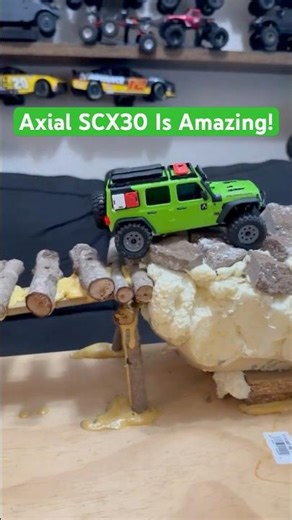 Axial SCX30 Side View Crawl | RC #axialscx30 #axial #scx30