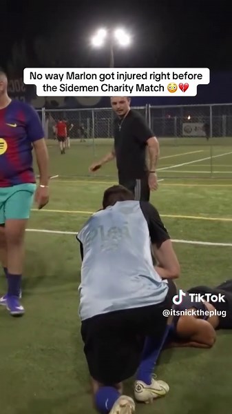 Marlon's Sidemen Charity Match Injury Shock