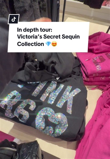 Come with me to do an in-depth tour/review of @VSPINK new sequin collection!!! Everything is so cute and definitely giving early 2000s VS Pink!!!!!!!!! I love itttttttt 😍😍😍💎💎💎 #vspink #victoriassecret #sequin #girlyfinds #shoppinghaul