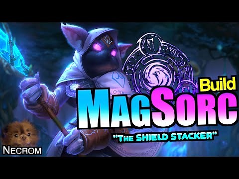 ESO PvP: MagSorc High BURST and SHIELDS Build Tutorial (Necrom) | "The Shield Stacker"