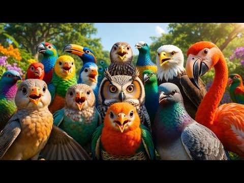 Amazing Bird Sounds | Learn 29 Birds 🕊 for Kids