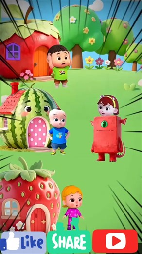 😱 Scary Monster Attack! (AI Animation) #3danimation #aicartoonai