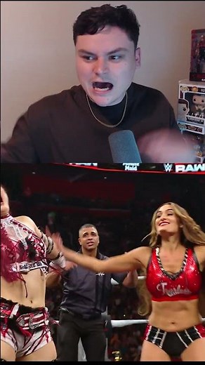 When Iyo Sky & Nikki Bella BOTH Hit the Taunt #wweraw #iyosky #fyp