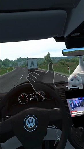 Euro Truck Simulator 2 Ultra Realista #50 | Mod VW Transporter T5 | #Shorts #ETS2 #Gaming #VR
