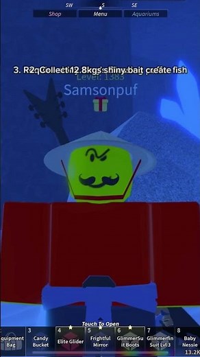 Here’s how to get the wind elemental rod in fisch#fisch #fishingvideo #tips #tutorial #fischer ￼