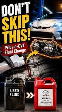 Never Changed Your Prius e-CVT Fluid? Watch This First! #shorts #shortsfeed #toyota