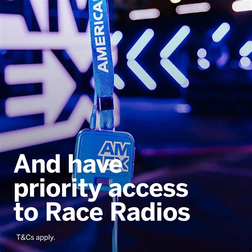 Race into our Lakeside Rooftop and explore more Card Member benefits at the F1® #WithAmex | American Express