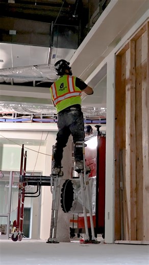 Beaverton School District on Instagram: "Some members of the Beaverton High School rebuild crew spend eight hours a day on stilts. See how they help workers get the job done faster! #BelongBelieveAchieve #2022Bond #Beaverton #Oregon #Stilts #Construction"