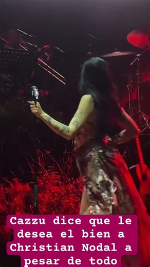 Cazzu dice que le desea el bien a Christian Nodal a pesar de todo