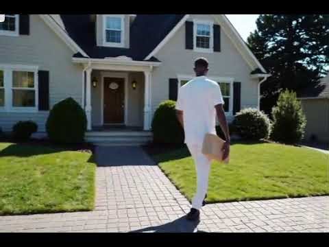 a delivery guy, with a parcell