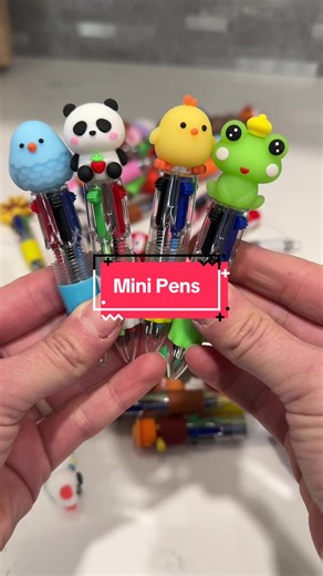 Mini pens are the cutest and they each have 4 colors of ink #tiktokshopcreatorpicks #tiktokshopjumpstartsale #newyearnewme #pens