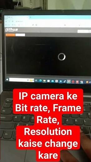 How to change Bit Rate, Frame Rate, Resolution of Dahua IP camera #dahuacctv #ipcamera #dahuaipcam
