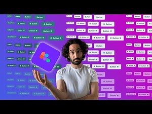 Figma Design System: Button Component States | Controls(+ practice file)