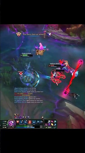 DesperateNasus 1vs5 - Kayle Moment - League of Legends #shorts