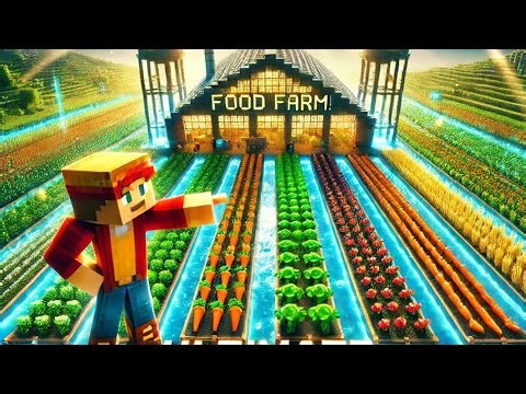 ⭐ “Minecraft Ultimate Food Farm – Unlimited Food for Survival!”