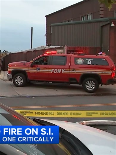 One person has died, and nearly three dozen first responders were injured following an explosion and fire at a shipyard on Staten Island, according to FDNY officials. #nyc #statenisland #marinersharbor #firefighter #explosion