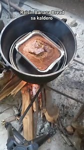 Raisin Banana Bread recipe sa kaldero sa mga walang oven lutuin lang natin sa kaldero mga ka baker | Nilson Sumalinog