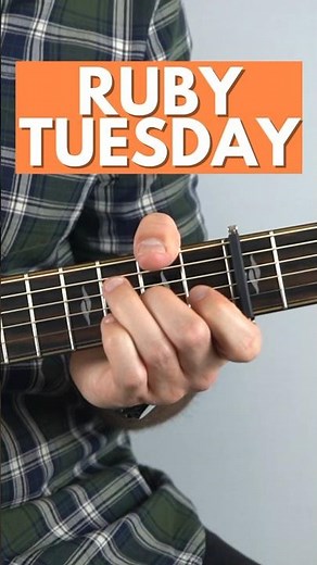 Ruby Tuesday by The Rolling Stones - Fingerstyle (Beginner - Intermediate)
