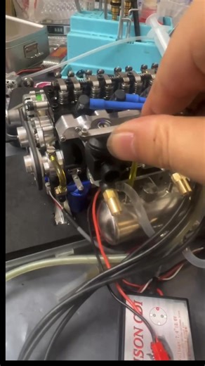 🔥The Blue CISON L4 Engine - So Powerful,Struggle to Tame It! #diy #engine #cisonl4 #new #blue #power | Enginediy.com