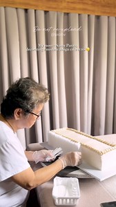 24inches Long sheet/slab cake 🍰 | Chiffon cake with Boiled icing 🤍 #cakereels • #cakeph • #cakephilippines • #cakedecorating • #cakes • #cake • #cakeart • #cakedesign • #boiledicingcake • #longsheetcake • #longslabcake | Pia V