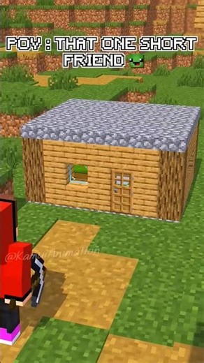 Girls vs Boys Playing MINECRAFT - MAIZEN Minecraft Animation #shorts