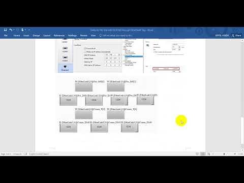 Delta AS PLC link with DOP100 through EtherNet/IP Tag