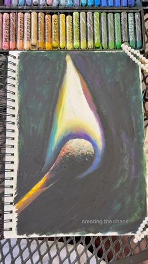 Drawing oil pastel match on fire 🔥 #oilpastel #fire #drawing #artprocess #match #coloring
