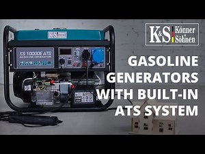 Video overview, connecting and starting the KS 10000E ATS generator with a built-in ATS unit
