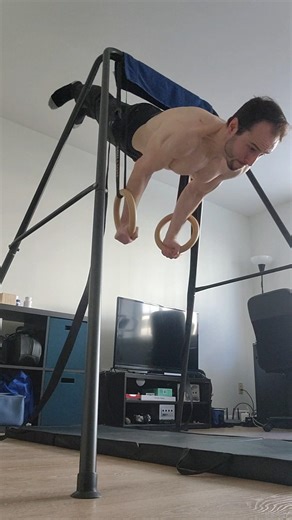 Partial Push-Ups on Rings