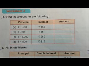 DAV Class 5 unit 13 worksheet 3 ।। Math class 5 chapter 13 worksheet 3 dav public school