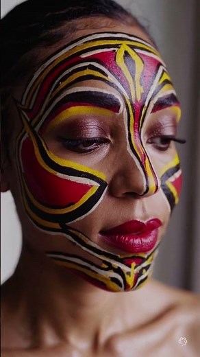 “African Face Art | A Journey Through Colors & Culture”