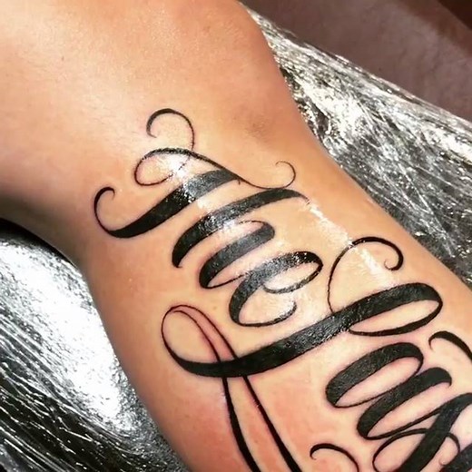 177K views · 183 shares | The Last Laugh. Black script made by @saul_tat2 ✍️ #TATTOODO | Tattoodo | Facebook