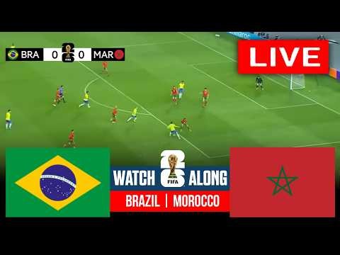 🔴Brazil vs Morocco Live I FIFA World Cup 2026 Full Match Streaming I Video Game Simulation