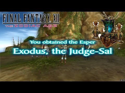 Final Fantasy XII Zodiac Age - How to get Exodus (Esper Guide PS4)