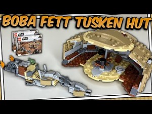 LEGO 2x Trouble on Tatooine Alternate Build - Book Of Boba Fett: Tusken Hut (With New Speeder Bike)
