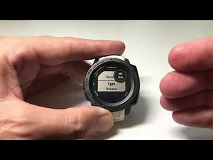 Garmin Instinct - Interval Workout (Overview)