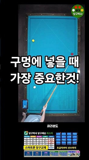 The most important thing when putting a ball in a hole - 3-cushion billiards lesson #billiardsdoc...