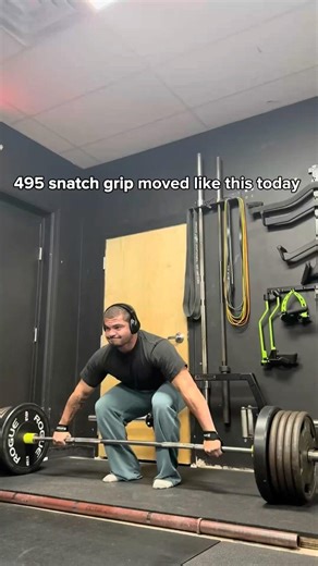 495 Snatch Grip Deadlift (First Time)