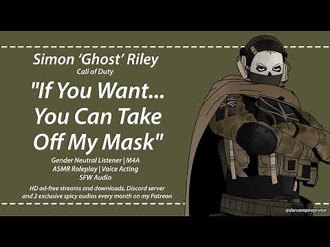 ASMR | Call of Duty - Ghost Lets You See His Face [M4A] [Romantic] [Kissing] [Comfort]