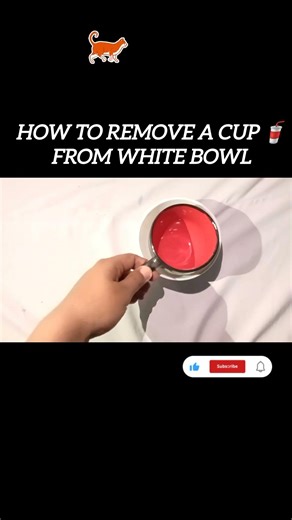 How to remove a cup from white bowl #how #fypシ゚viral #shorts