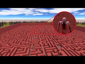 Escaping SCP-096 in a MAZE! (Garry's Mod)