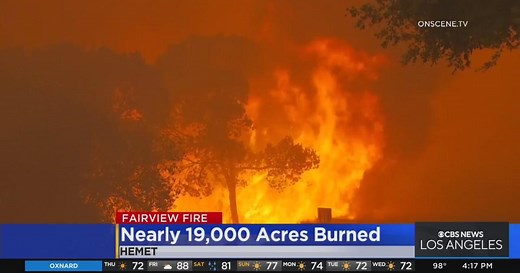 Fairview Fire continues to burn in Hemet; community reacts to destruction and lives lost