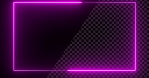 Pink Neon Frame Loop V16