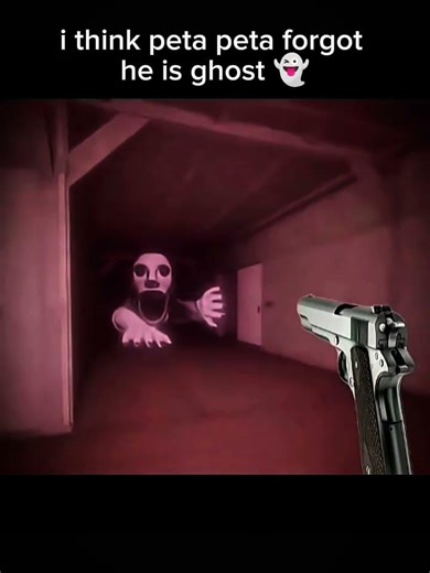 Peta Peta forgot he is ghost 👻#2 #roblox #petapeta #gun #ghost #moment #lol #shorts #trendingshorts