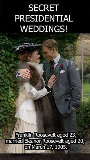 Franklin Roosevelt & Eleanor Roosevelt Wedding (1905) | Secret Presidential Weddings