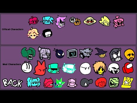 FRIDAY NIGHT FUNKIN ALL NEW CHARACTERS Test Playground Remake V1.3 (FNF 1 Remake)